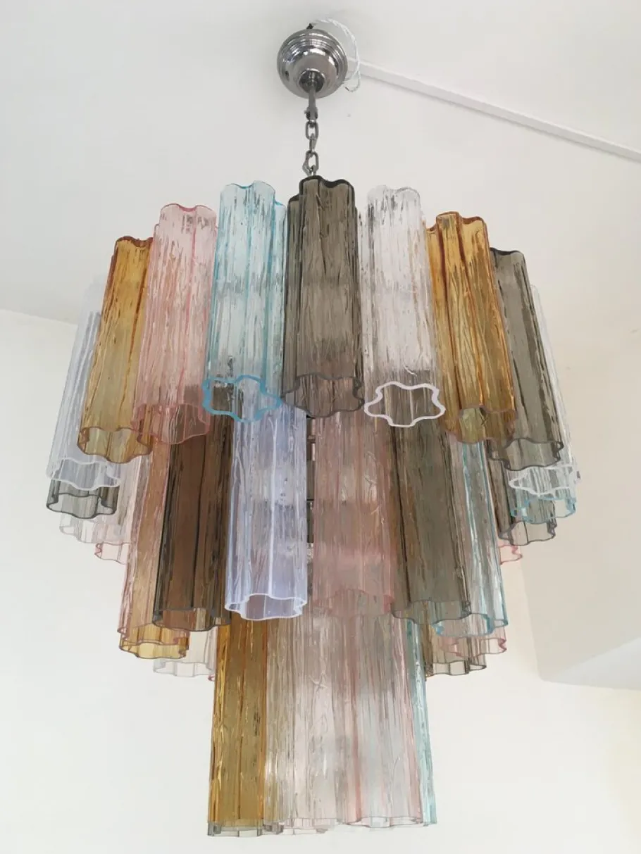 Clearance Pamono Sputnik Chandelier in Murano Glass from Simoeng