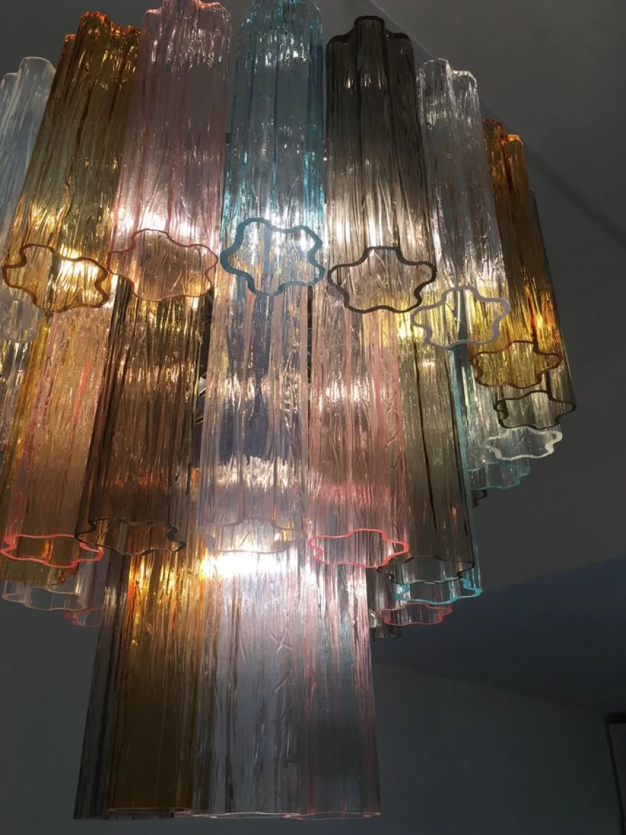 Clearance Pamono Sputnik Chandelier in Murano Glass from Simoeng
