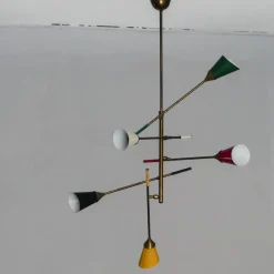 Hot Pamono Sputnik Chandelier in the style of Stilnovo, 1950s