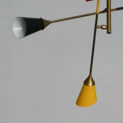 Hot Pamono Sputnik Chandelier in the style of Stilnovo, 1950s