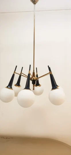 Hot Pamono Sputnik Chandelier with Globes