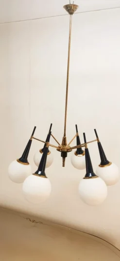 Hot Pamono Sputnik Chandelier with Globes