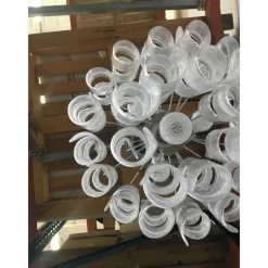 Hot Pamono Sputnik Chandelier with Swirling Italian Glass by Simoeng