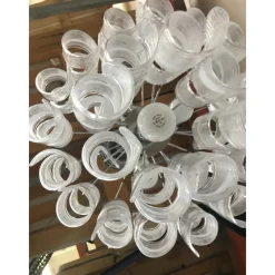 Hot Pamono Sputnik Chandelier with Swirling Italian Glass by Simoeng