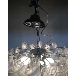 Hot Pamono Sputnik Chandelier with Swirling Italian Glass by Simoeng