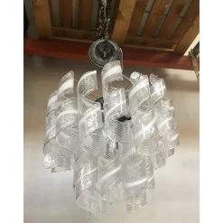 Hot Pamono Sputnik Chandelier with Swirling Italian Glass by Simoeng