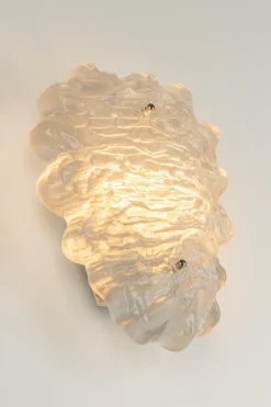 Hot Pamono Sputnik Crystal Glass Wall Sconces by Peill & Putzler, Germany, Set of 2