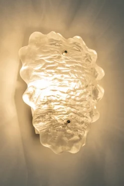 Hot Pamono Sputnik Crystal Glass Wall Sconces by Peill & Putzler, Germany, Set of 2