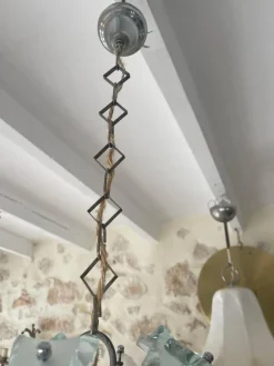 Hot Pamono Sputnik Cut-Glass 13-Bulb Chandelier attributed to Fontana Arte, 1960s