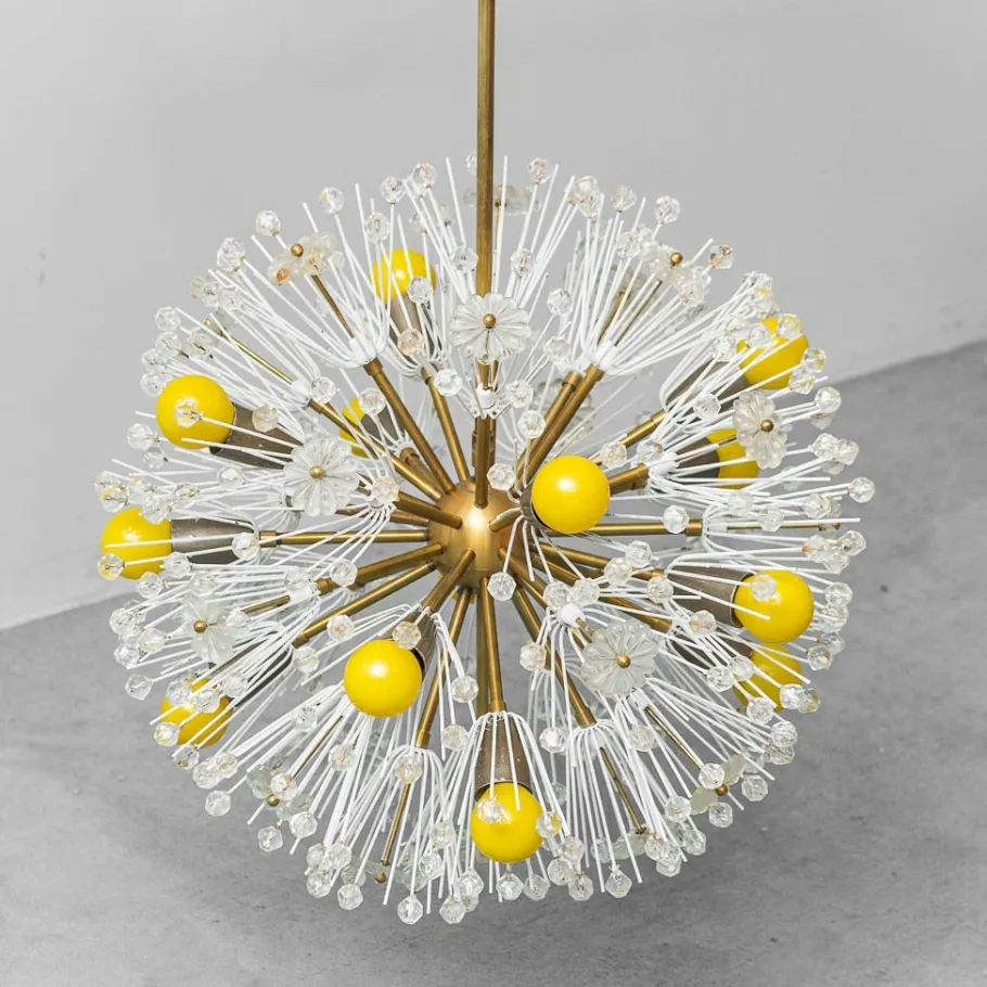 Sale Pamono Sputnik Flocon 12-Light Chandelier, 1960s