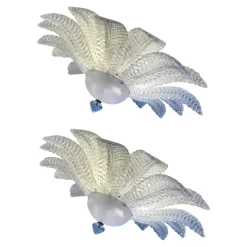 New Pamono Sputnik Flush Mount in Murano Glass by Simoeng, Set of 2