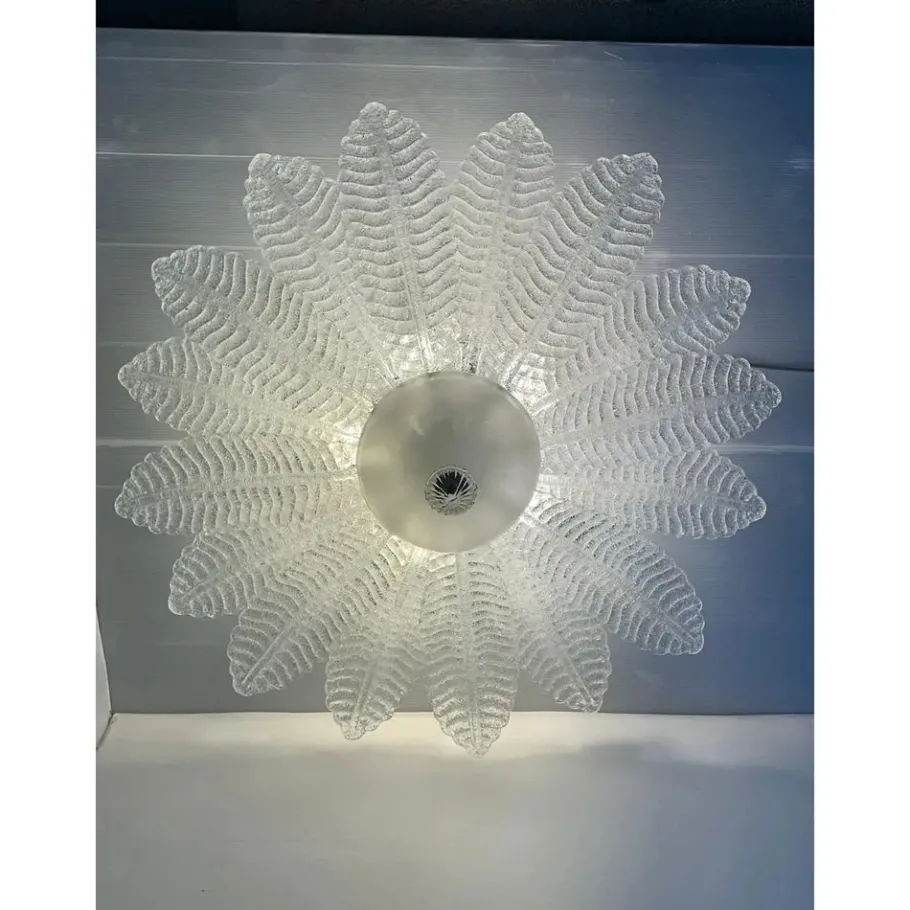 New Pamono Sputnik Flush Mount in Murano Glass by Simoeng, Set of 2