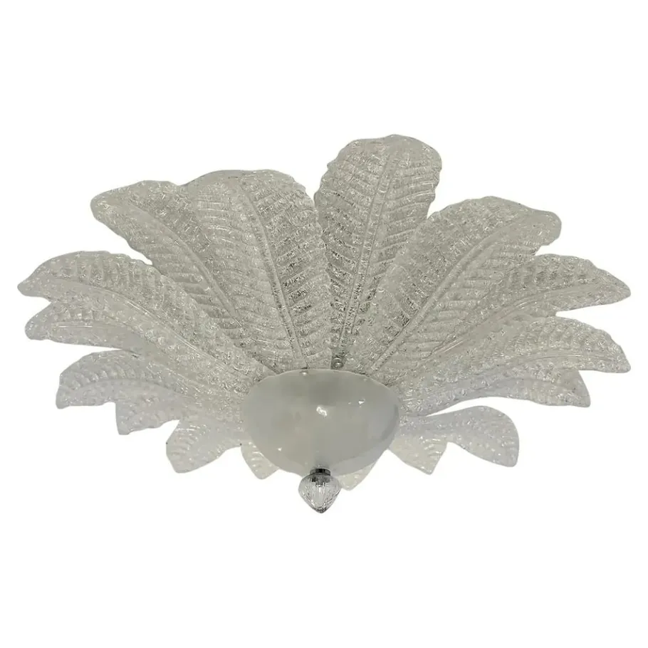 New Pamono Sputnik Flush Mount in Murano Glass by Simoeng, Set of 2