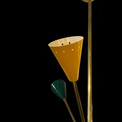 Clearance Pamono Sputnik Lamp in Golden Brass