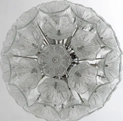 Clearance Pamono Sputnik Murano Glass Flowers Chandelier by Paolo Venini for Veart, 1960s