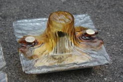 Sale Pamono Square Murano Glass Sconces by Toni Zuccheri for Venini, 1960s, Set of 4