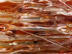 New Pamono Square Wall Light in Murano Glass from Mazzega, 1970s