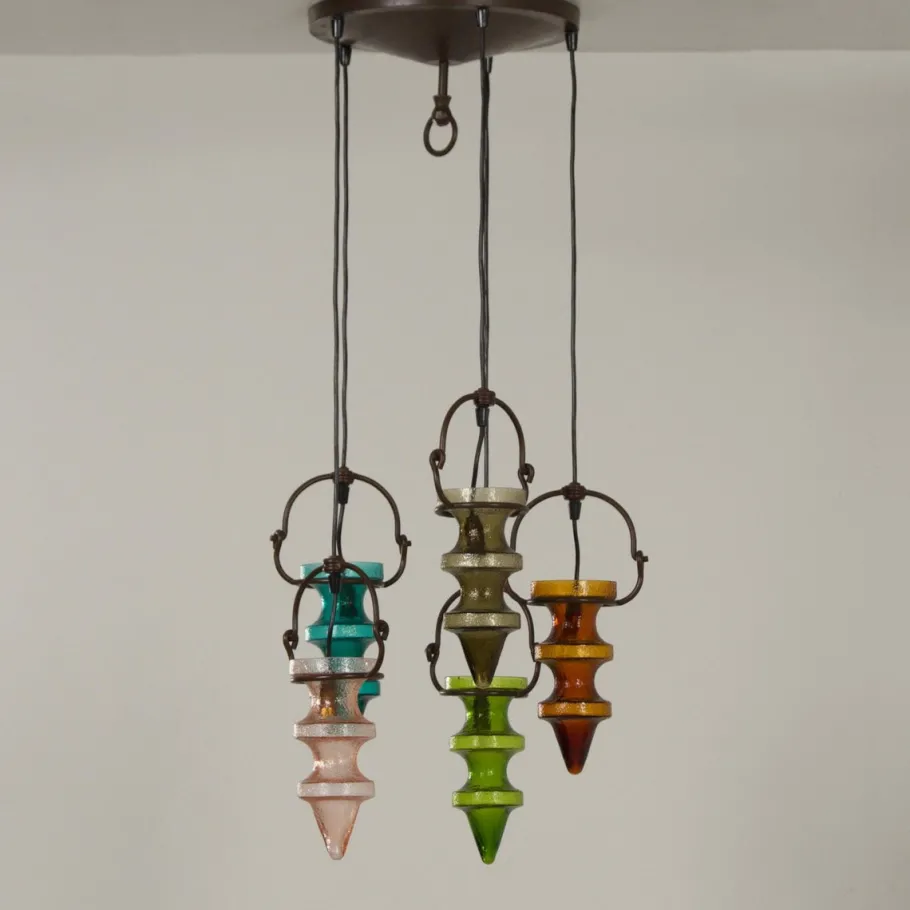 Sale Pamono Stalactiet Pendant Lamp by Nanny Still for Massive & Val Saint Lambert, 1960s