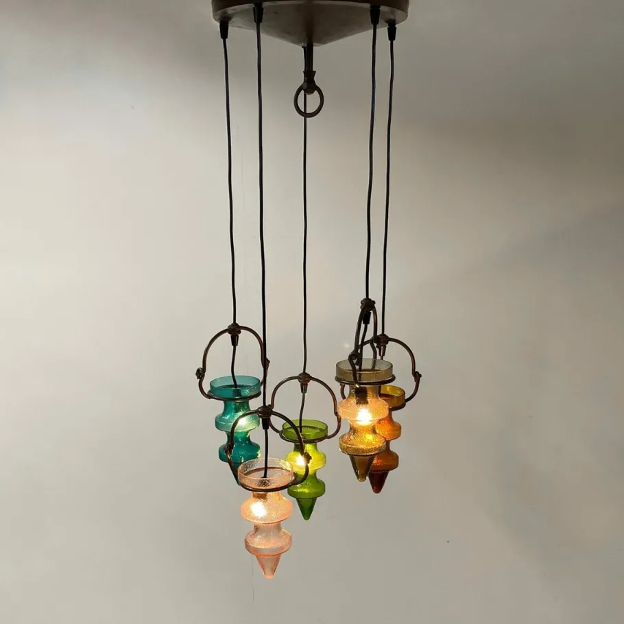 Sale Pamono Stalactiet Pendant Lamp by Nanny Still for Massive & Val Saint Lambert, 1960s