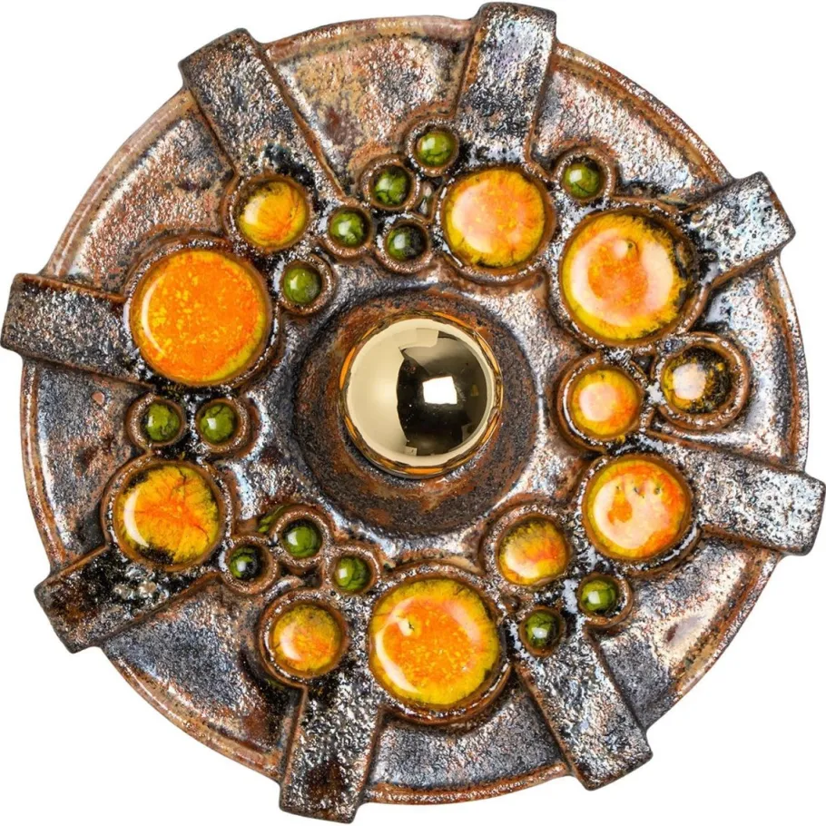 Discount Pamono Star Wall Lights from Kaiser Leuchten, Germany, 1970s