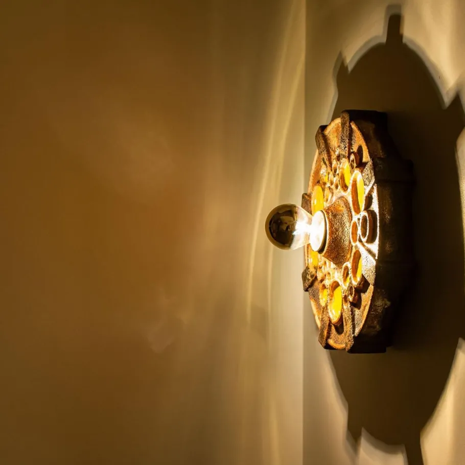 Discount Pamono Star Wall Lights from Kaiser Leuchten, Germany, 1970s