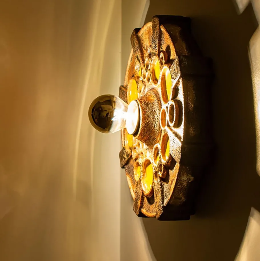 Discount Pamono Star Wall Lights from Kaiser Leuchten, Germany, 1970s