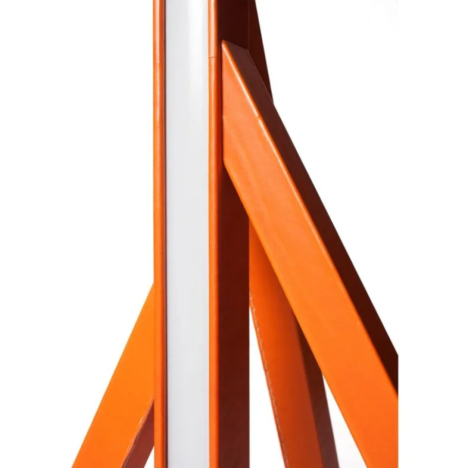 Best Pamono Steccolino Table Lamp in Aluminum and Vegetable Tanned Leather by Oscar Maschera