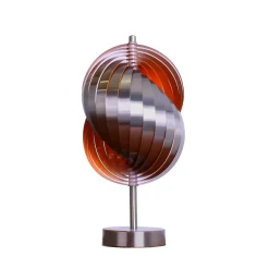 Best Pamono Steel Spiral Table Lamp by Henri Mathieu for Lyfa, 1970s