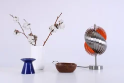 Best Pamono Steel Spiral Table Lamp by Henri Mathieu for Lyfa, 1970s