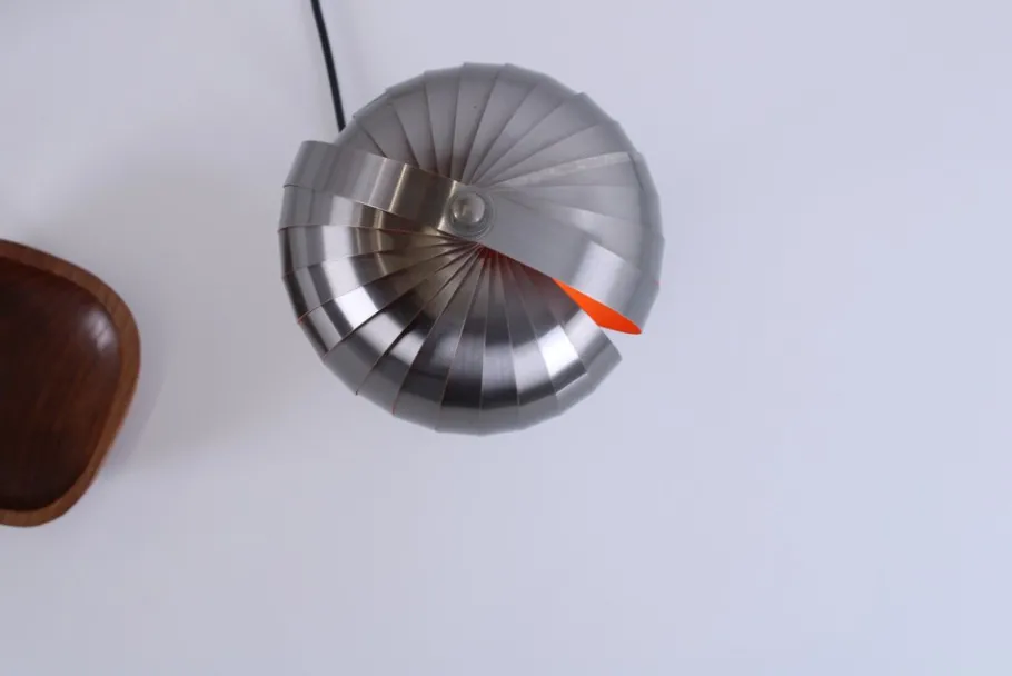 Best Pamono Steel Spiral Table Lamp by Henri Mathieu for Lyfa, 1970s