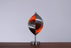 Best Pamono Steel Spiral Table Lamp by Henri Mathieu for Lyfa, 1970s