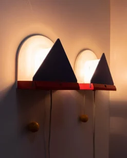 Sale Pamono Stoja Wall Lamp by Ettore Sottsass for Ikea, 1980s, Set of 2