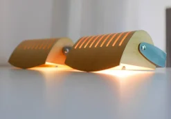 Pamono Strimma Sconces in Plywood by Knut Hagberg & Marianne Hagberg for Ikea, 1990s, Set of 2