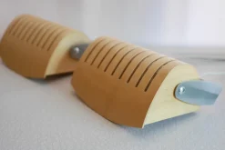 Pamono Strimma Sconces in Plywood by Knut Hagberg & Marianne Hagberg for Ikea, 1990s, Set of 2