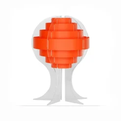 Sale Pamono Strips Table Lamp in Acrylic Glass by Preben Jacobsen & Flemming Brylle for Quality System, Denmark, 1970s