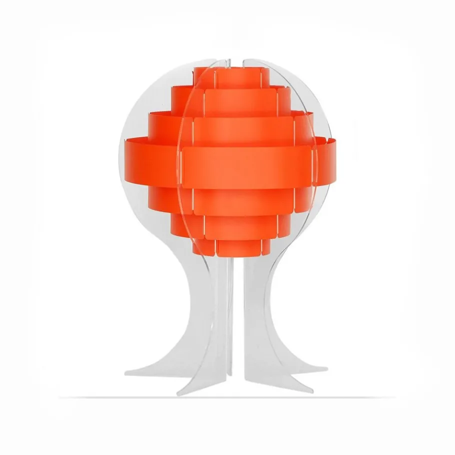 Sale Pamono Strips Table Lamp in Acrylic Glass by Preben Jacobsen & Flemming Brylle for Quality System, Denmark, 1970s