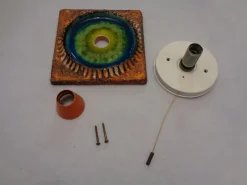 Clearance Pamono Studio Ceramic Wall Lamp from Kaiser Leuchten, 1970s