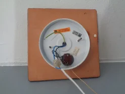 Clearance Pamono Studio Ceramic Wall Lamp from Kaiser Leuchten, 1970s