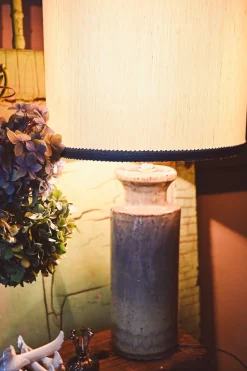 Discount Pamono Studio Pottery Table Lamp in Sea Green Blue, 1980s