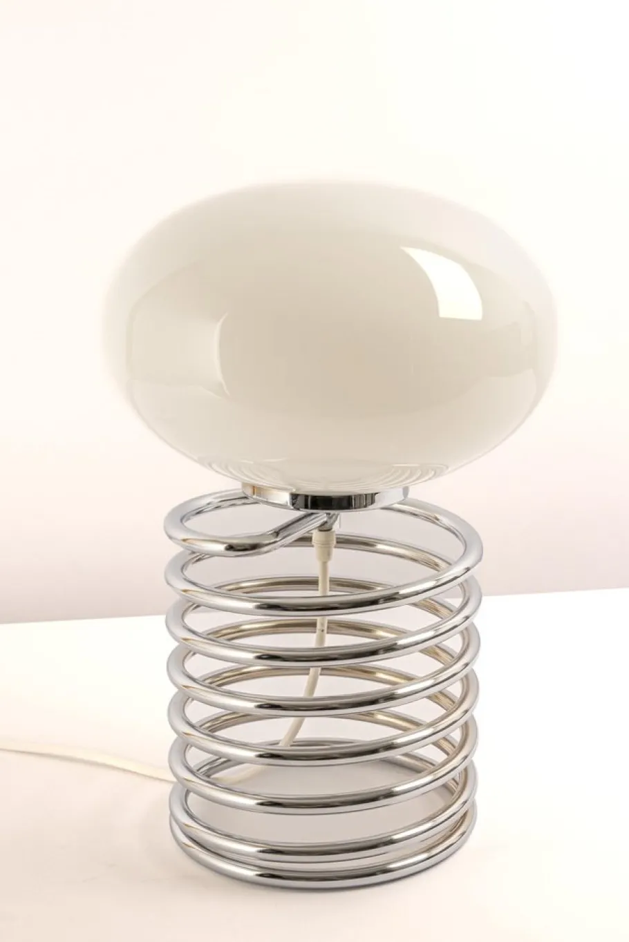 Hot Pamono Stunning Design Spiral Table Lamp in the Style of Ingo Maurer, 1970s