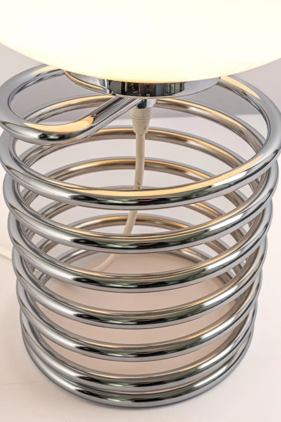 Hot Pamono Stunning Design Spiral Table Lamp in the Style of Ingo Maurer, 1970s