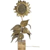 Outlet Pamono Sunflower Table Lamp in Brass, 1970s