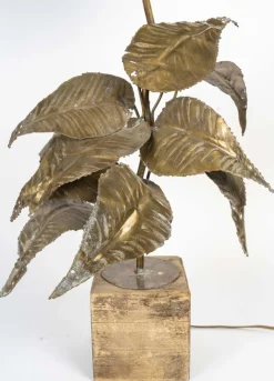 Outlet Pamono Sunflower Table Lamp in Brass, 1970s