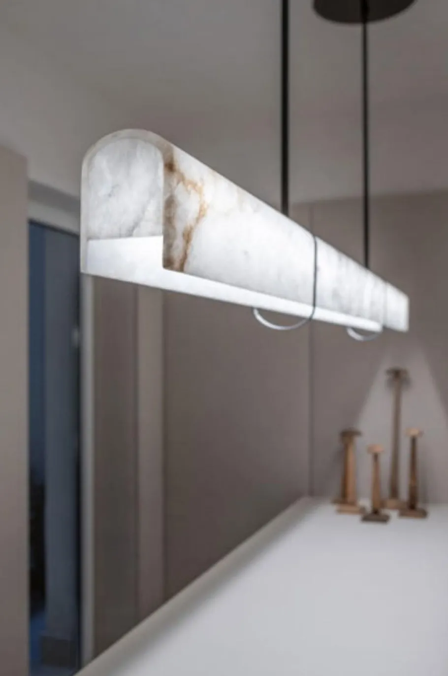 New Pamono Super Loft Pendant by United Alabaster