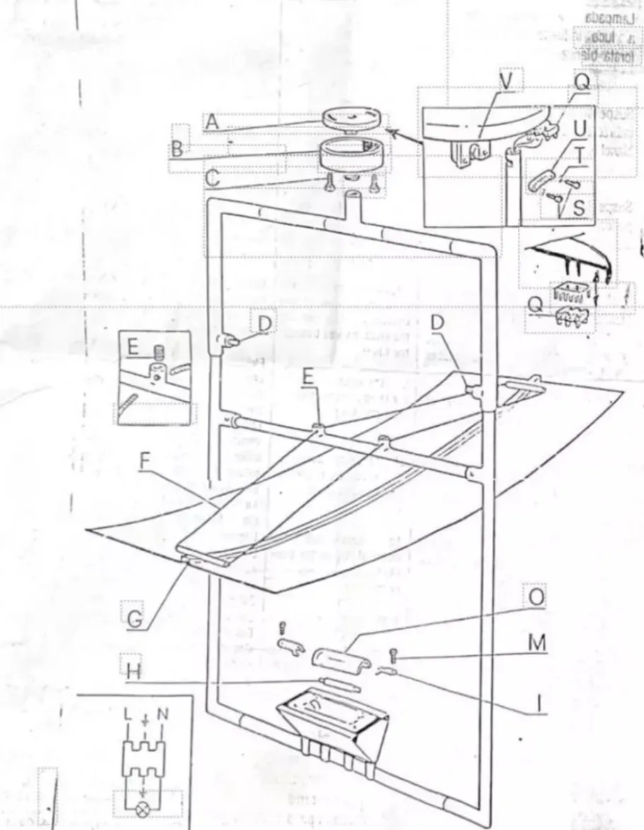 Sale Pamono Suspension Zéphyr by Mario Botta for Artemide, 1980