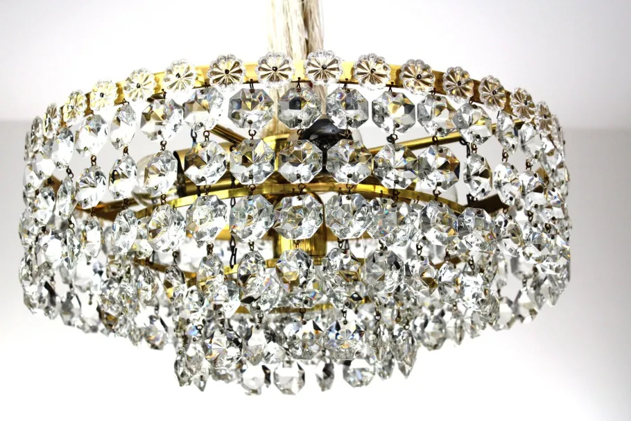 Sale Pamono Swarovski Crystal Chandelier, 1960s