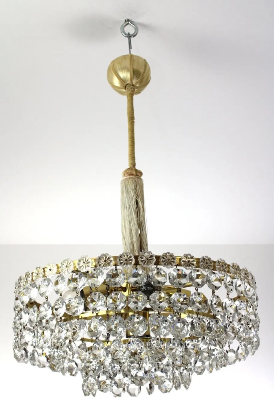 Sale Pamono Swarovski Crystal Chandelier, 1960s