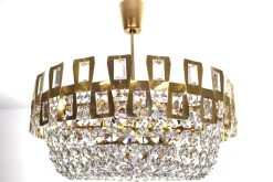 New Pamono Swarovski Crystal Chandelier from Maderna, 1950s