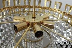 New Pamono Swarovski Crystal Chandelier from Maderna, 1950s