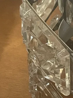 Clearance Pamono Swarovski Cut Glass Pendant Lamps, 1970s, Set of 5